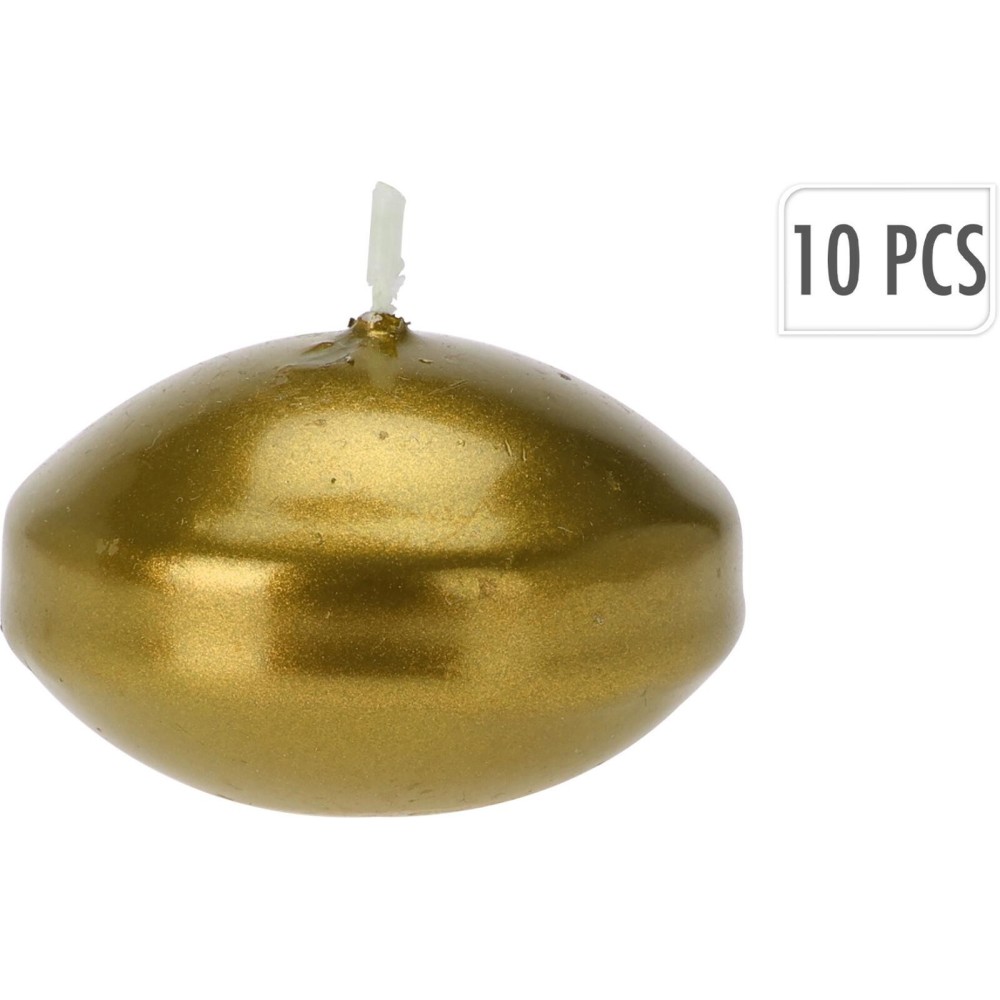 SET 10 CANDELE GALLEGGIANTI OR